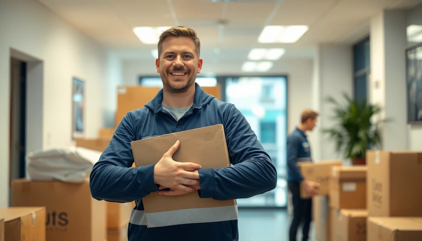 Umzugsunternehmen Saarbrücken unterstützt bei einem professionellen Möbeltransport.