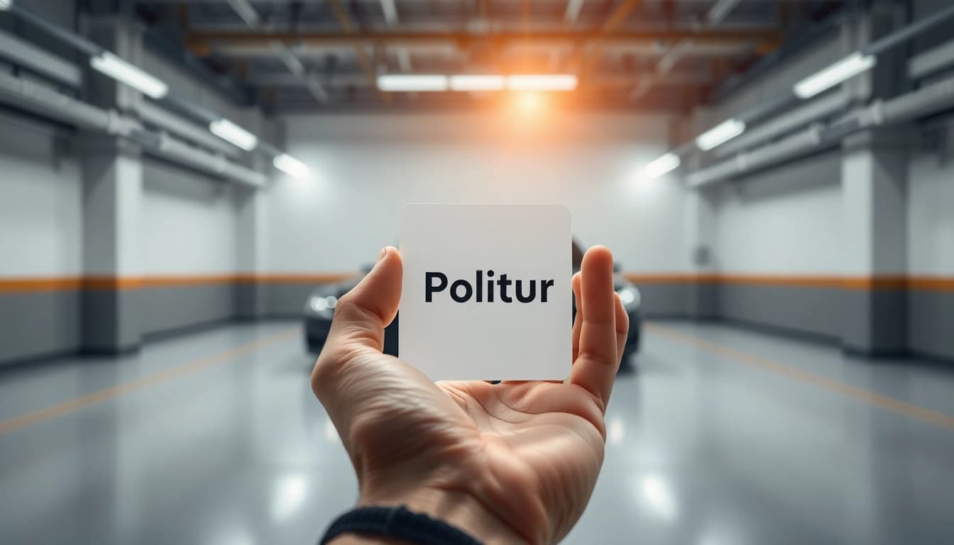 Autopolitur kaufen: Eine Hand öffnet eine elegante Dose Autopolitur in einer modernen Garage, bereit für Fahrzeugpflege.