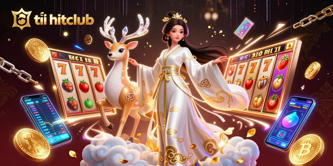 Experience the thrill of tải hitclub in a vibrant casino environment with 3D characters and dynamic elements.