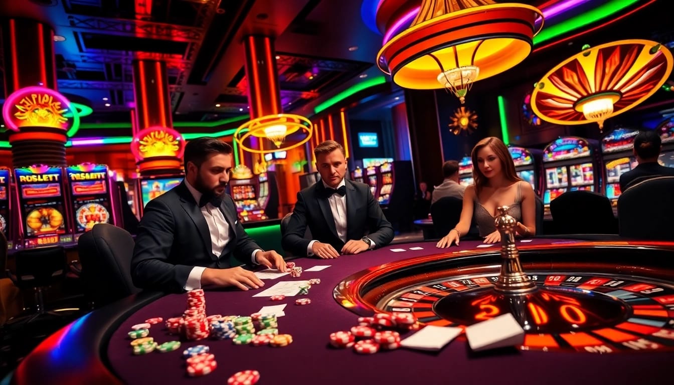 Experience the excitement of gambling at https://topclub.website/ with colorful poker chips and roulette.