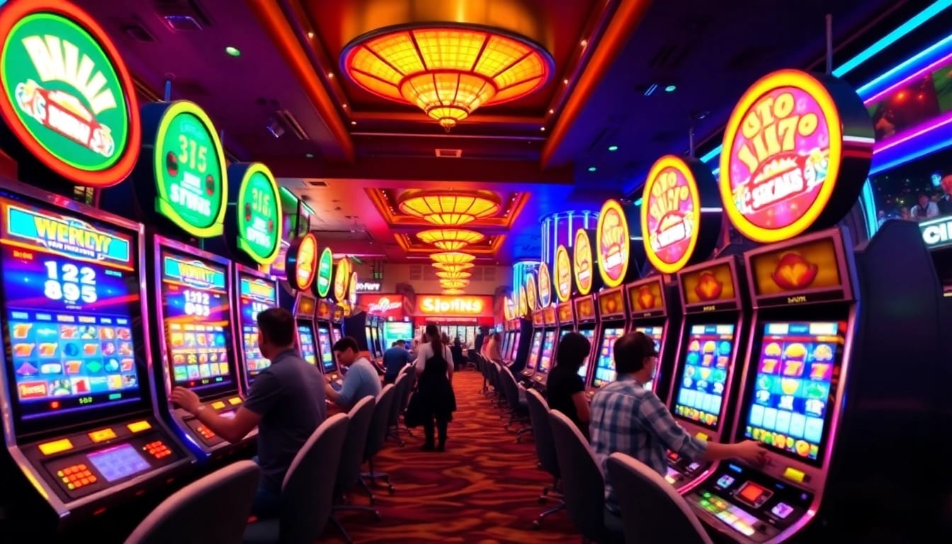 Claim your casino bonus ohne einzahlung and enjoy exciting wins at vibrant slot machines in a lively casino atmosphere.
