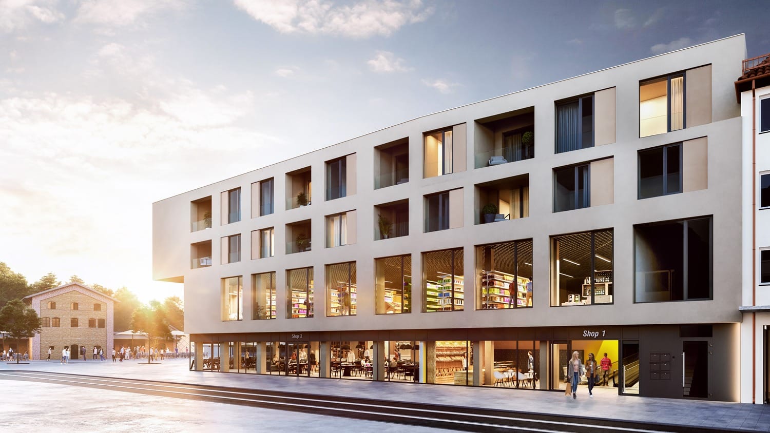 Architektur Visualisierung für öffentliche Bauprojekte