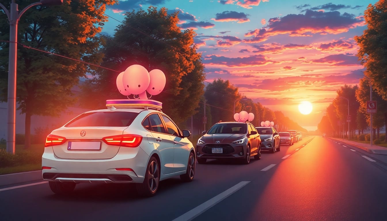 Customize your anime car with vibrant character designs to stand out on the road.