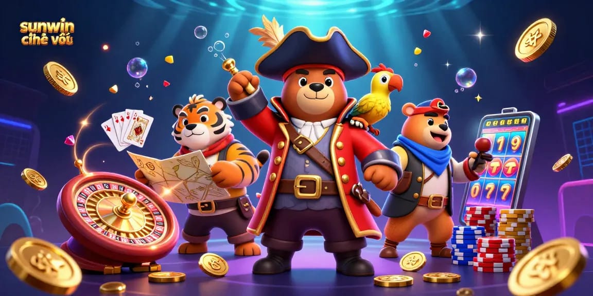 Experience the excitement at sunwin chính thức with vibrant casino adventures featuring dynamic characters.