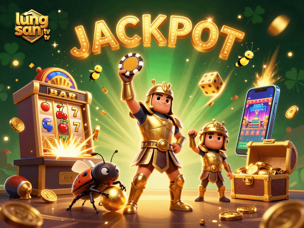 The hercules beetle celebrates a victory in lương sơn tv, showcasing a thrilling jackpot winning moment.