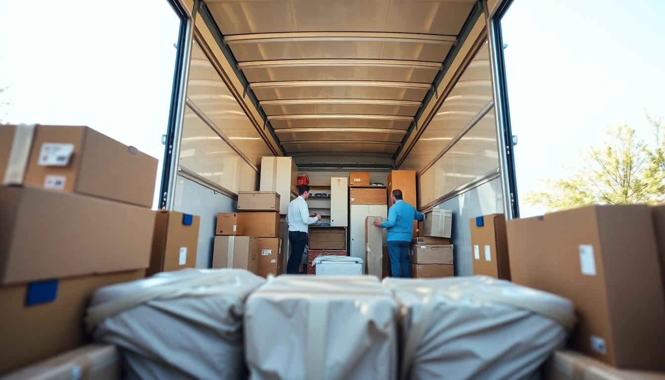 Umzugsunternehmen Wermelskirchen packt Möbel sorgfältig ein, um einen stressfreien Umzug zu gewährleisten.