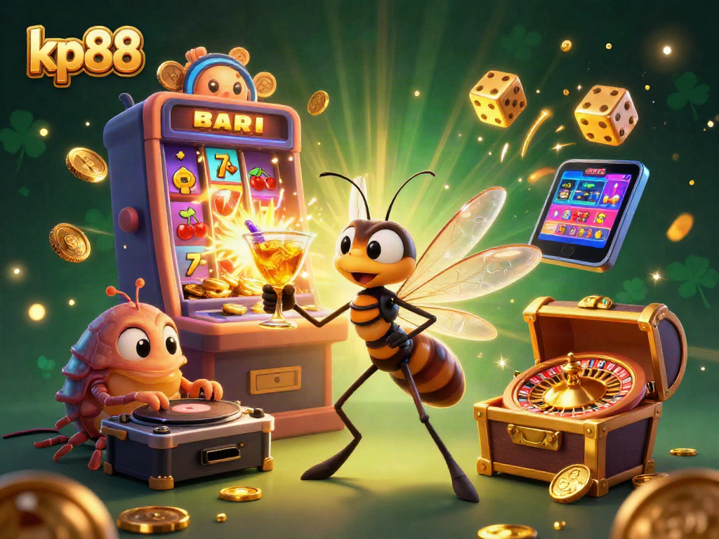 Engage with kp88's thrilling casino action featuring vibrant characters and immersive elements.