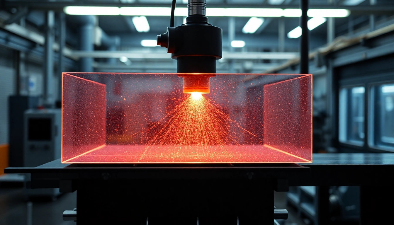 Transparente PMMA-Teile im Spritzgussprozess mit Polymethylmethacrylat, demonstrieren ihre Anwendung.