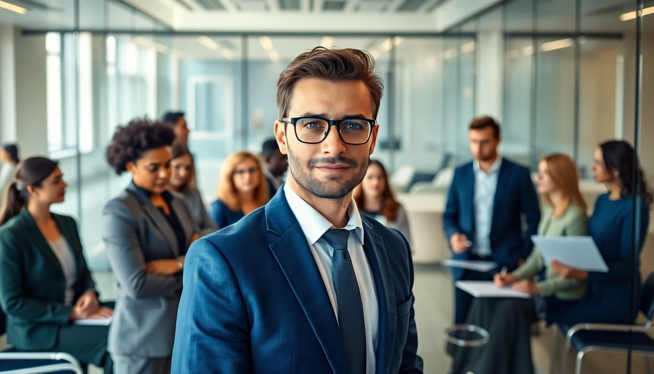 Headhunter Schweiz berät Fachkräfte in einer modernen Büroumgebung