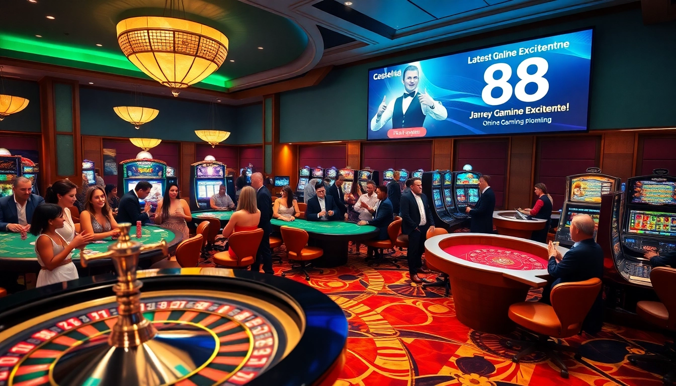 Experience thrilling gameplay with the 88i game at an upscale casino environment.